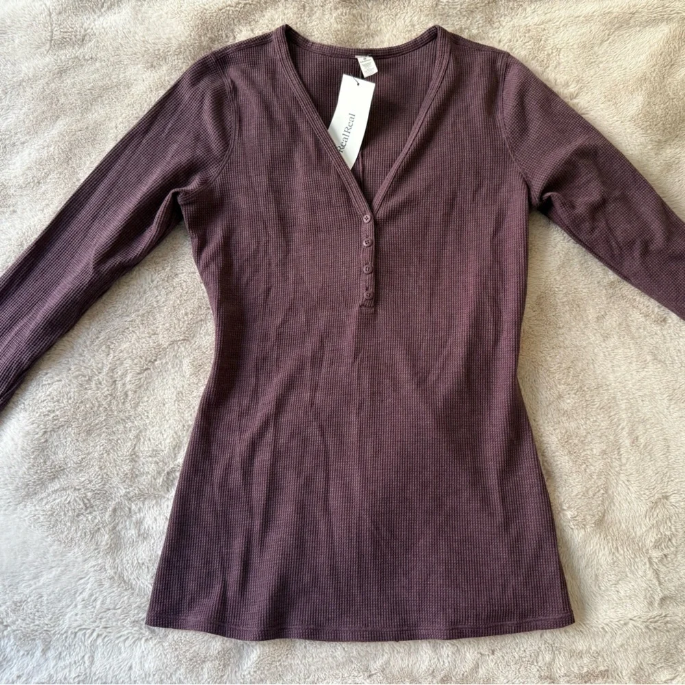 NWT Lululemon Close Call Henley Long Sleeve Size M
